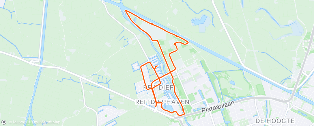 Map of the activity, Petersport