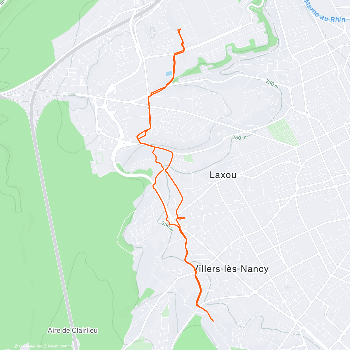 Mappa dell'attività Marche