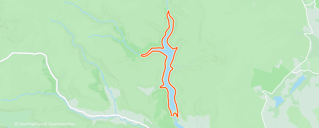 Map of the activity, HNY!!! 4x8min tempo (2min rec) 😃😃😃