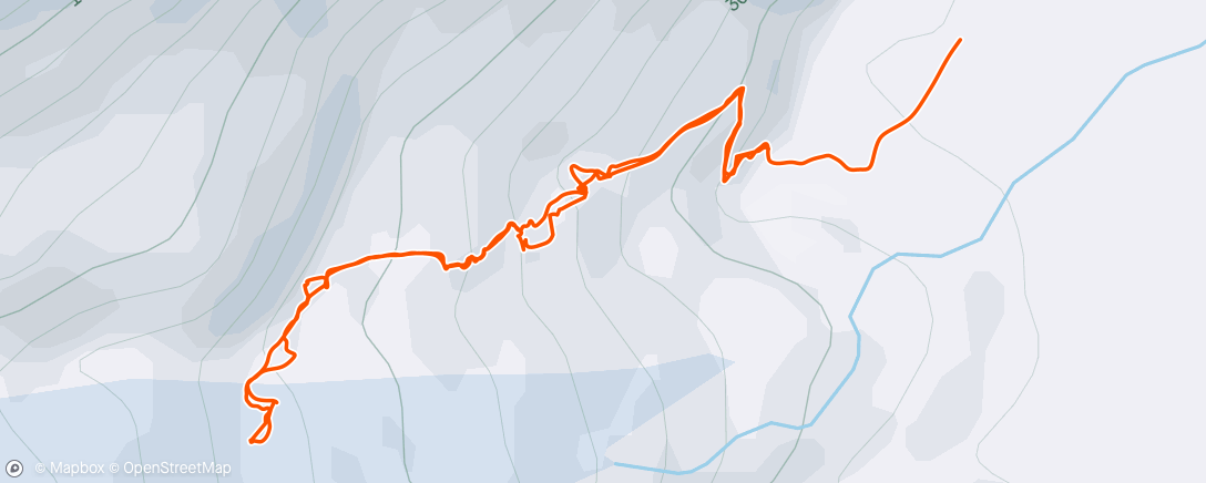 Map of the activity, Lunch Hike