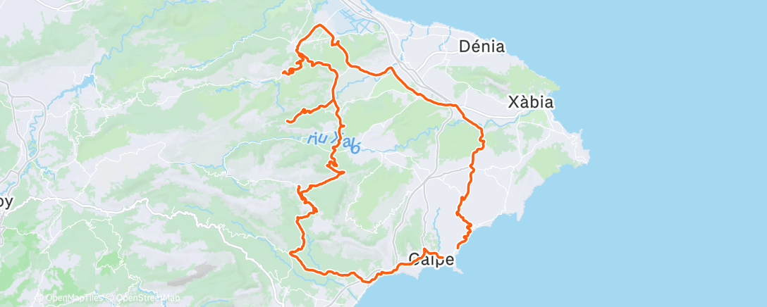 Peta aktivitas, Cycling