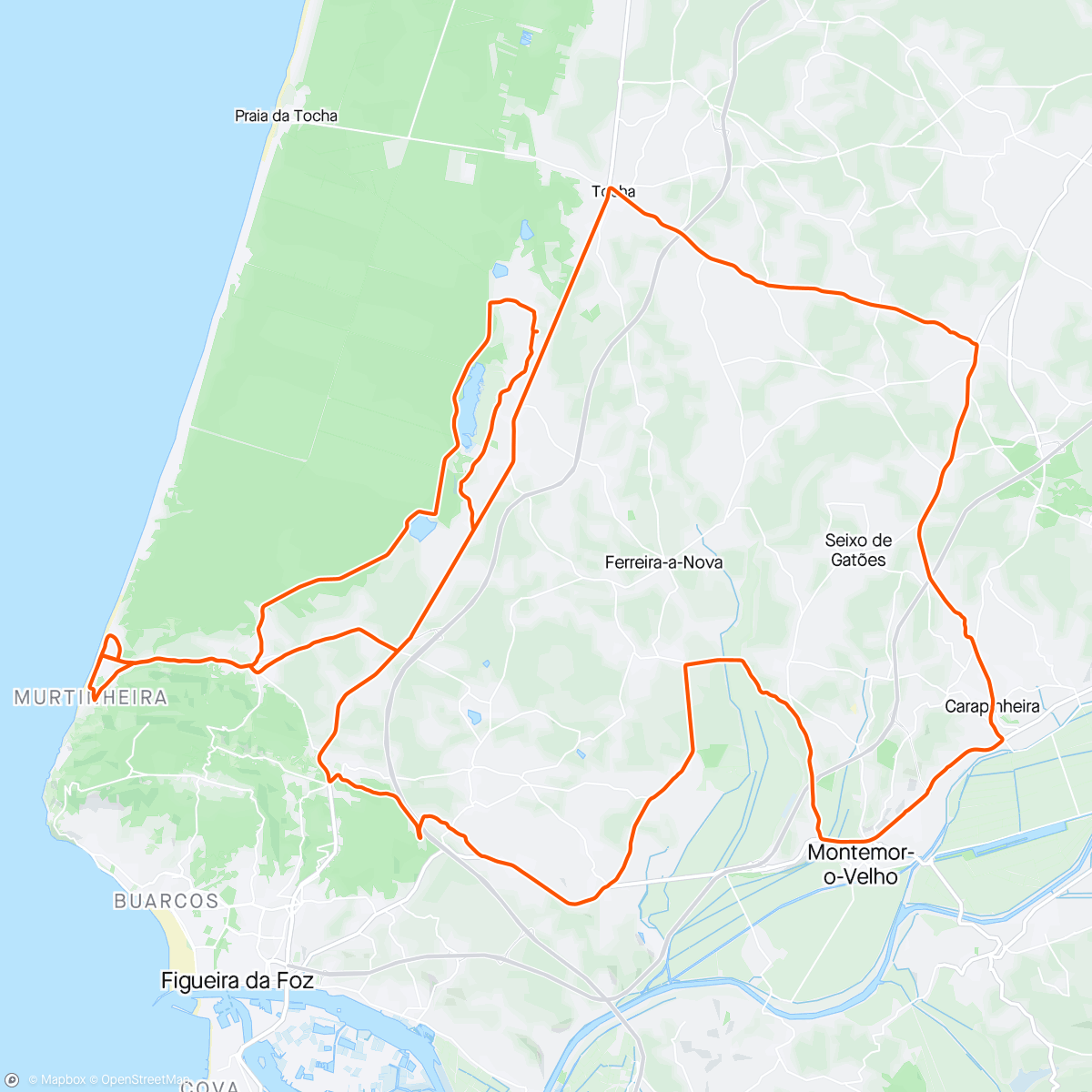 アクティビティ「Frio na zona 2」の地図