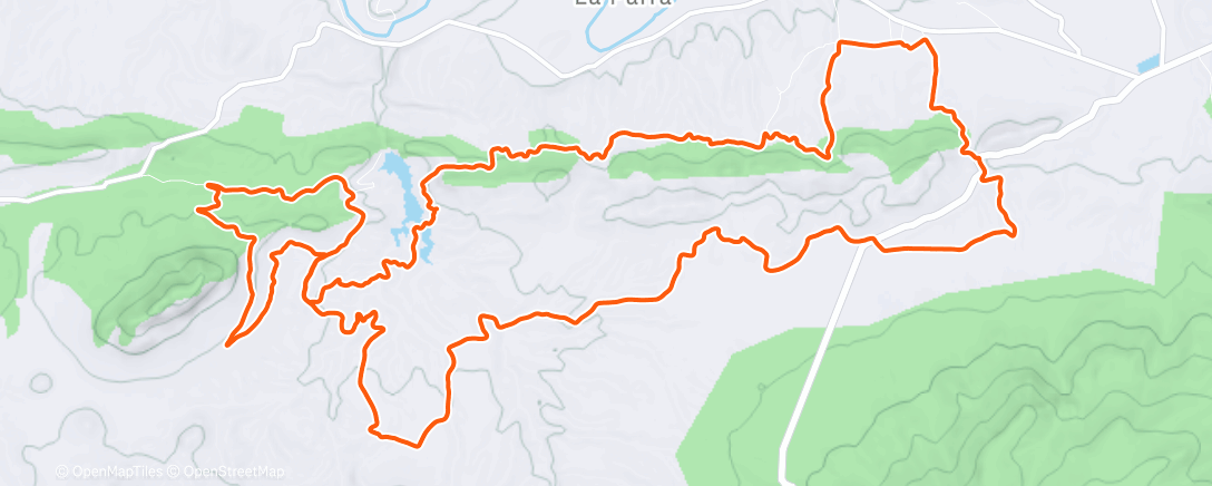 Map of the activity, Maridías Cárcabo y Cuchillos
