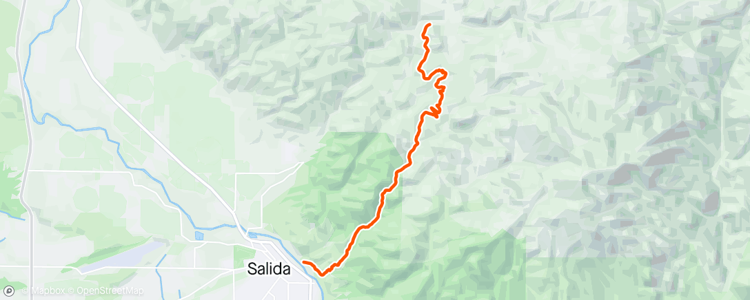 Map of the activity, Cottonwood loop PART 2