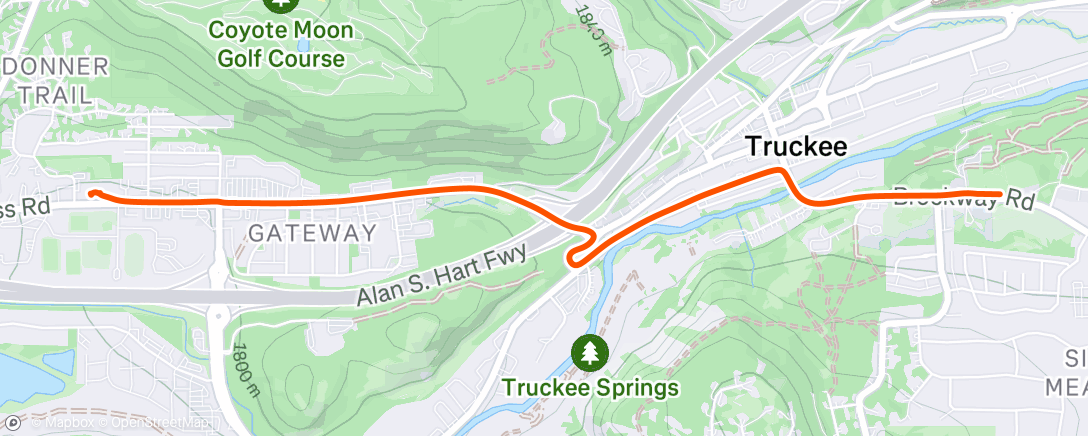 Map of the activity, Work Commute