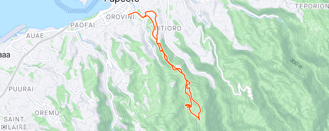Map of the activity, Trail Aito 2024