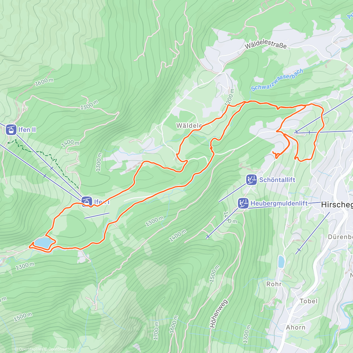 Map of the activity, 🌧️ Trailrun • Z2 💚 • Regenguss-Glück!