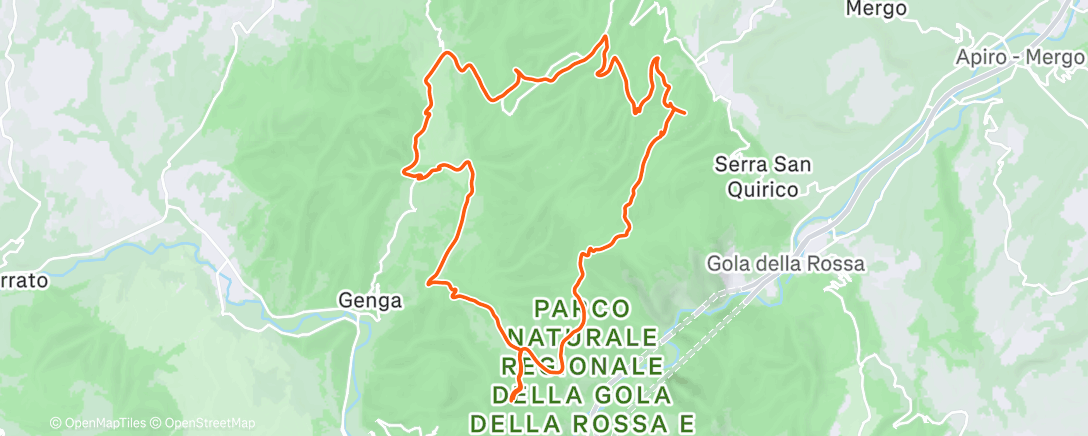 Map of the activity, Morning Ride