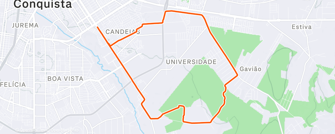 Map of the activity, Morning Mountain Bike Ride