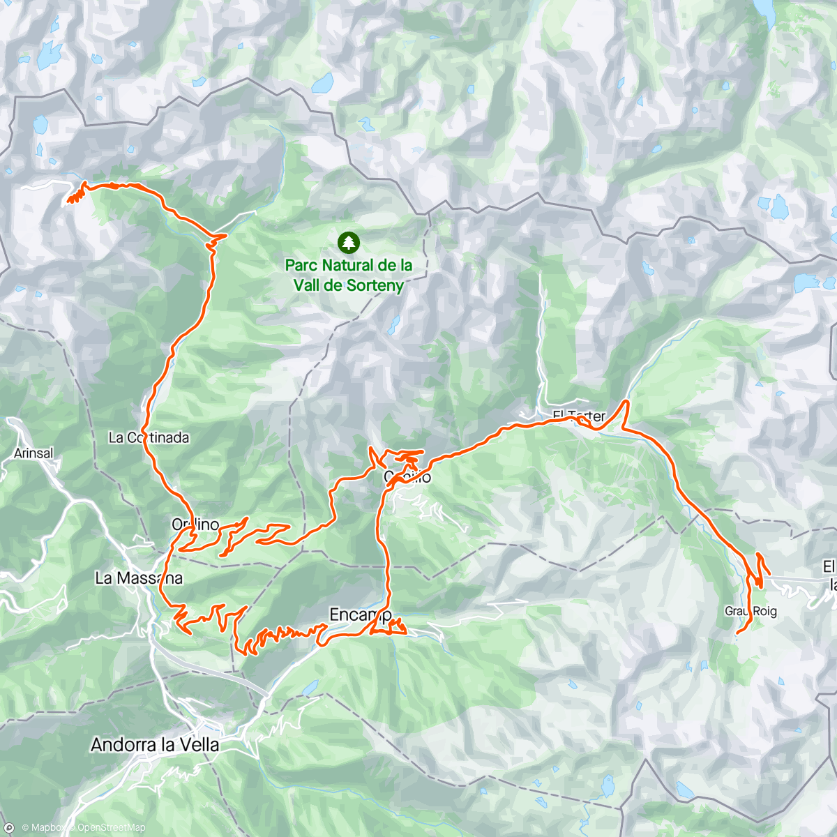 Map of the activity, ☀️🏔️