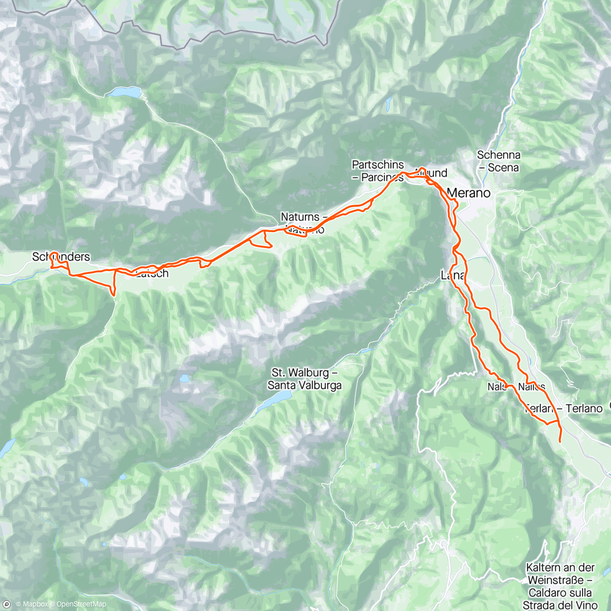 Map of the activity, Long 🚵‍♂️ride
