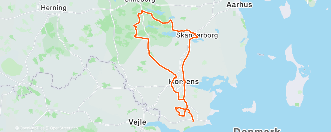 Map of the activity, På tur med Viggo 🥰