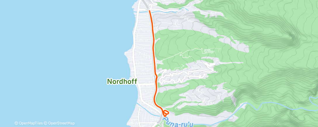 Map of the activity, Dernier petit déroulage des jambes avec Loeiz pour ce week-end