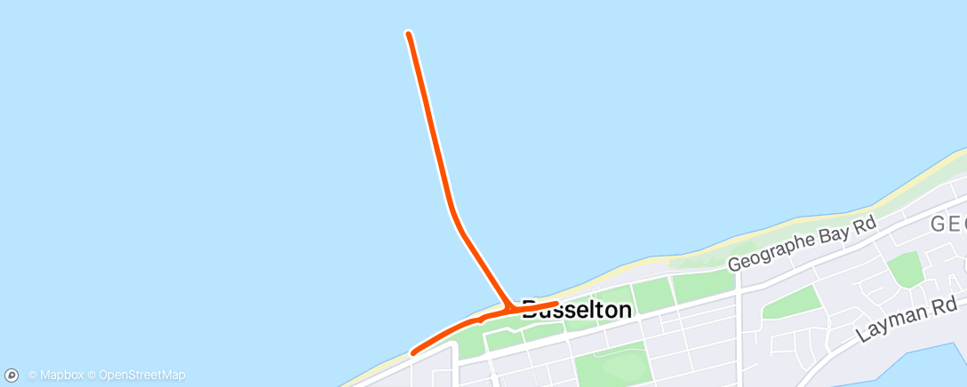 Map of the activity, Morning Walk