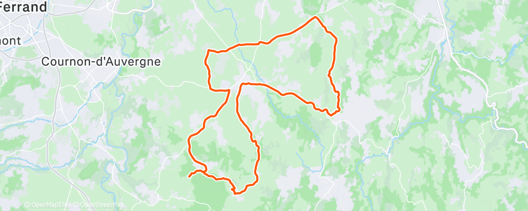 Map of the activity, Congèlo ride 🥶 1/2