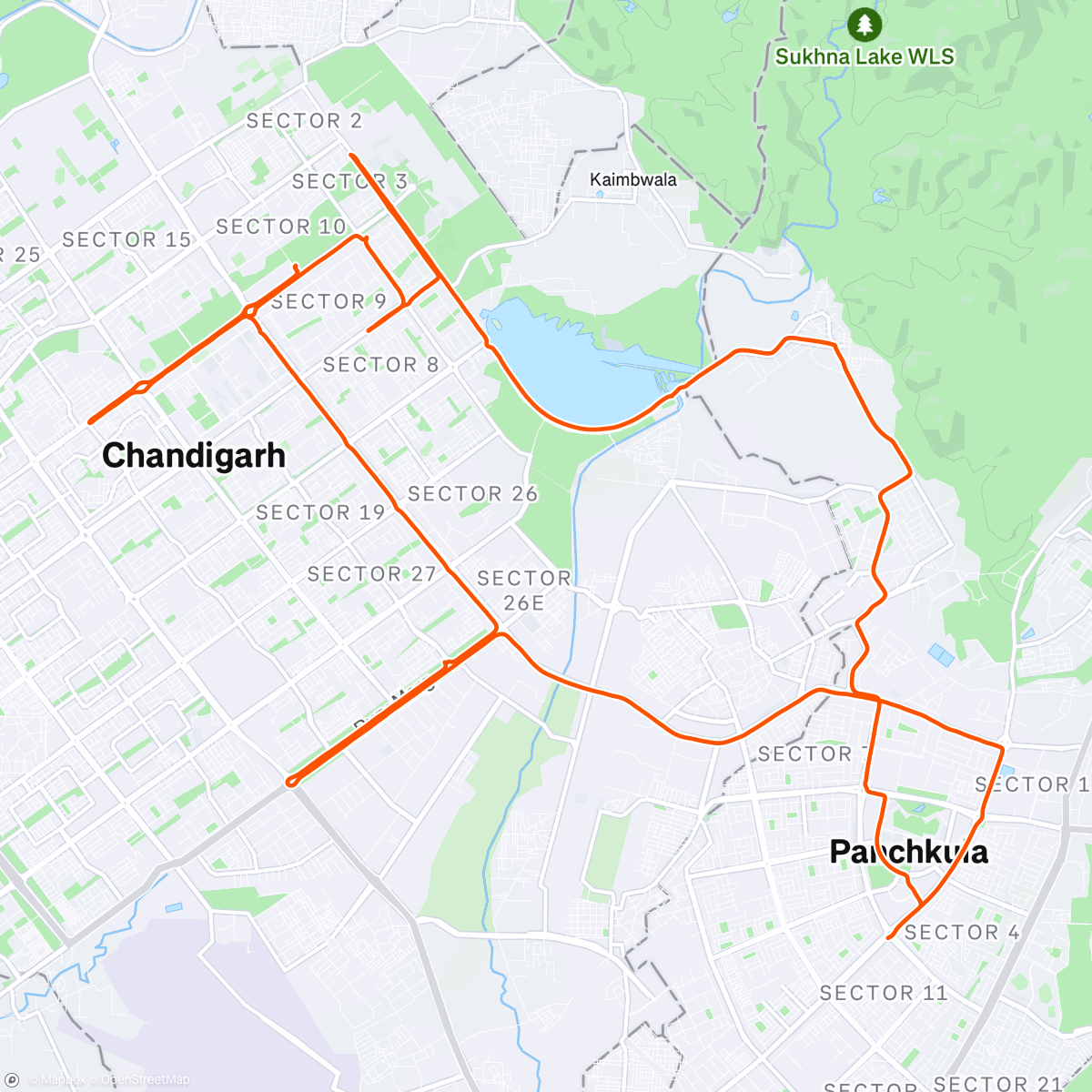 Map of the activity, Happy Birthday  ''Shukar Boy'' @ 43