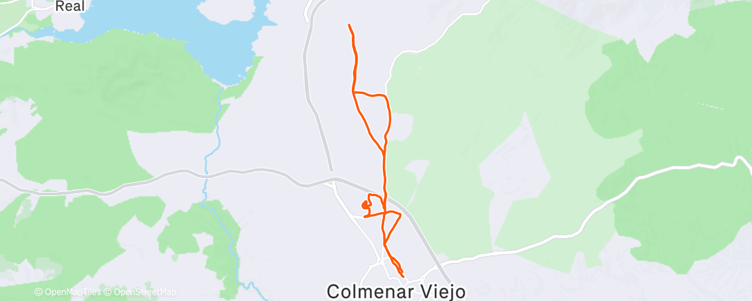 Mapa de la actividad (Bicicleta eléctrica matutina)