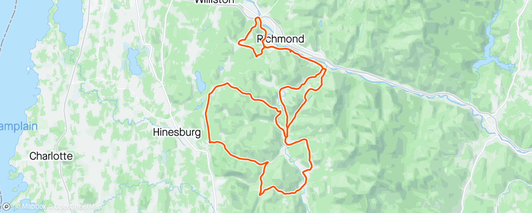 Mappa dell'attività Richard’s Ride