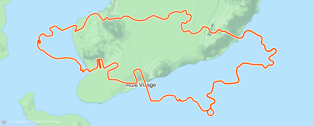 Map of the activity, Zwift - Pacer Group Ride: Watopia's Waistband in Watopia with Jacques