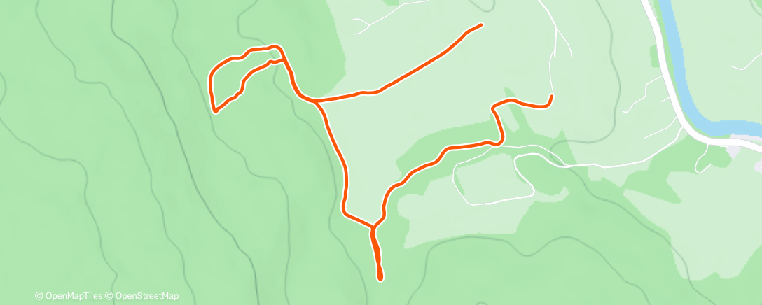 Map of the activity, Gågg med hund