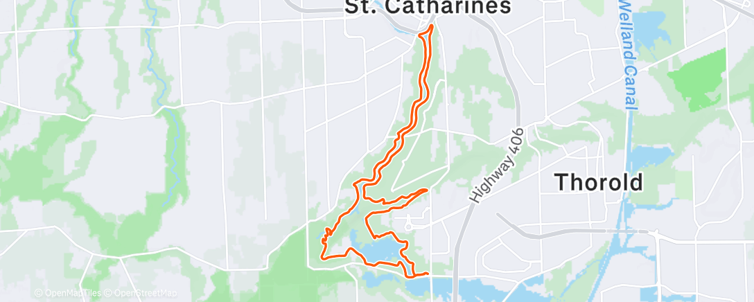 Карта физической активности (New Year's Eve trail ride)