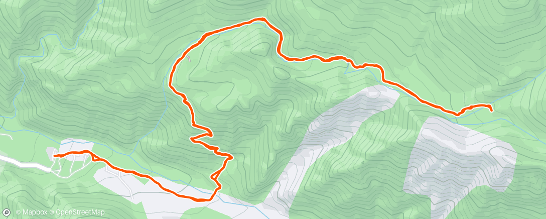 Map of the activity, Morning Trail Run