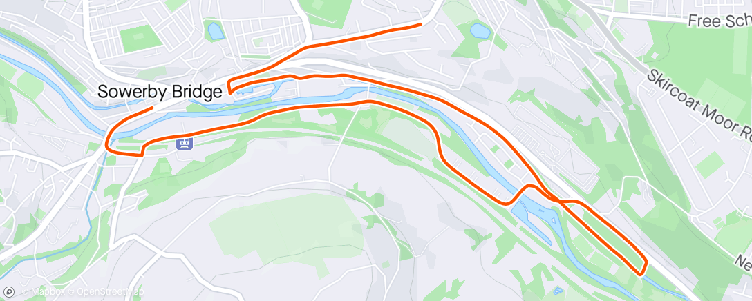 Map of the activity, #38 - Little jog with Buzz