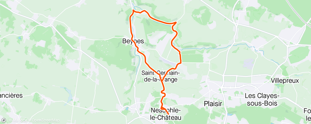 Mapa de la actividad (Afternoon Mountain Bike Ride)