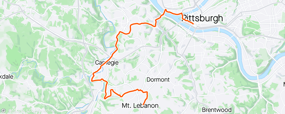 Map of the activity, RideAut #56