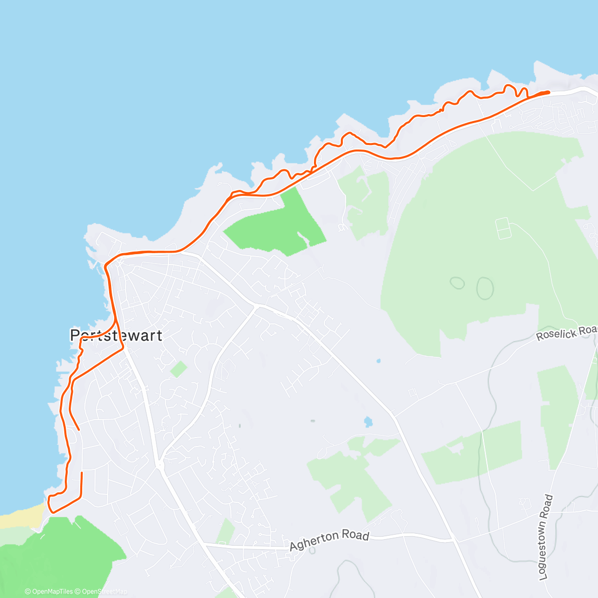 Map of the activity, Coastal Christmas K’s