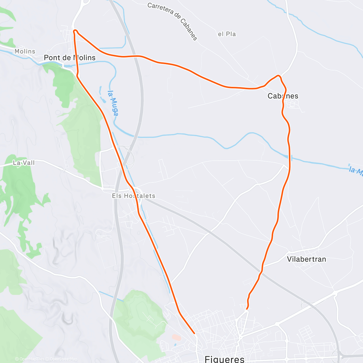 Map of the activity, ROUVY - Race: Fake commute [🥉! Didn't think I had that in me when I got out of bed this morning...]