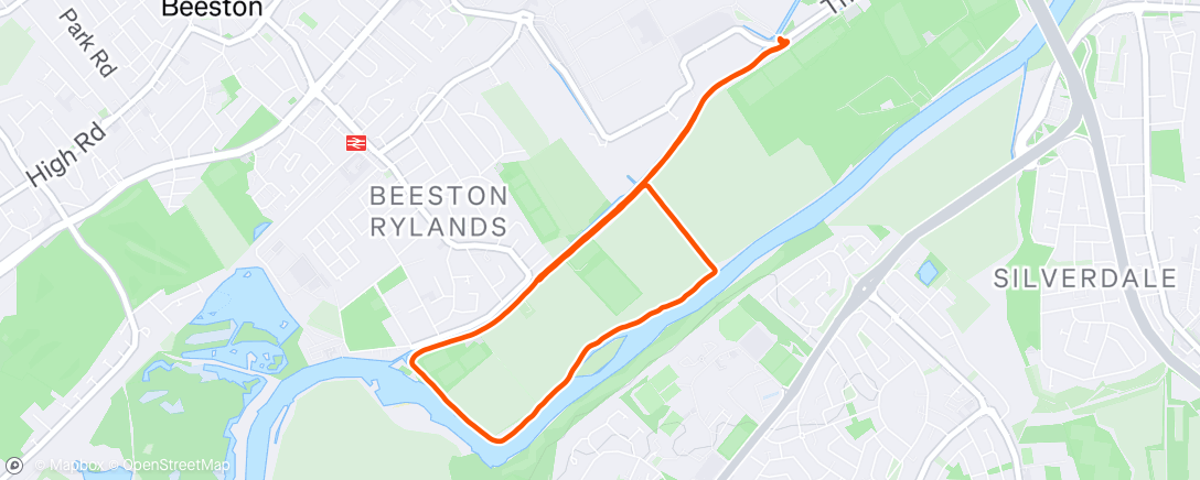 Map of the activity, Trent & Canal loop