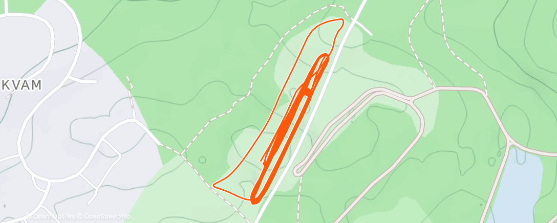 Map of the activity, Skitest