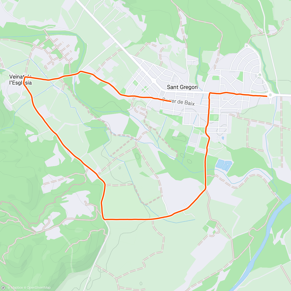 Map of the activity, At least my ankle didn’t hurt!