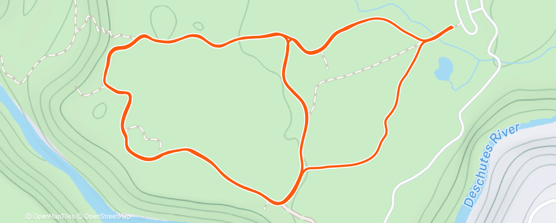 Map of the activity, 5k with the fam