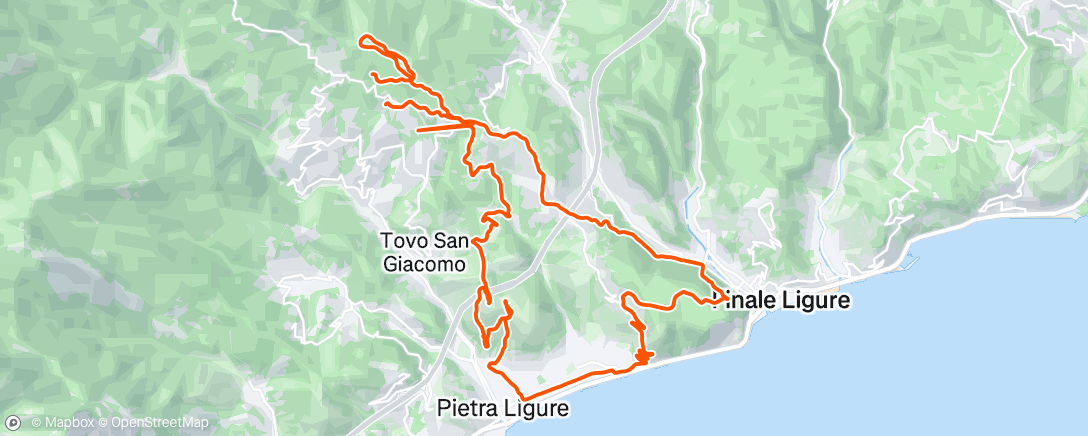 Map of the activity, Andata e ritorno Magliolo