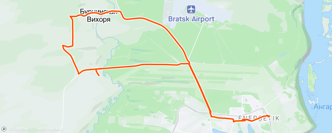 Mappa dell'attività Бурнинский круг