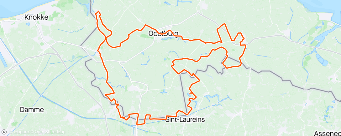 Map of the activity, Cycling Destination: grensverleggende gravelroute