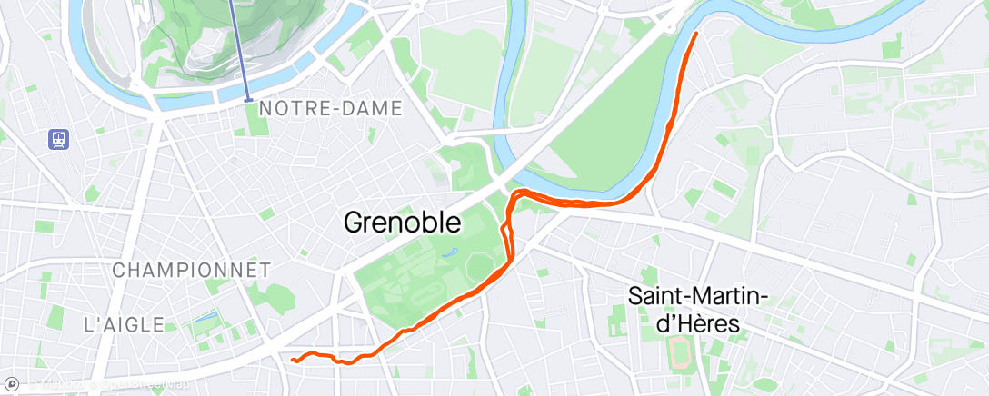 Map of the activity, Cours feignasse