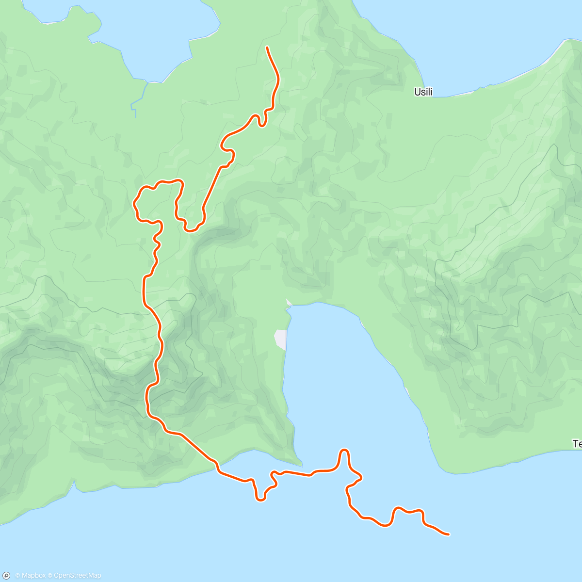 Map of the activity, Thought I might do some cycling again.