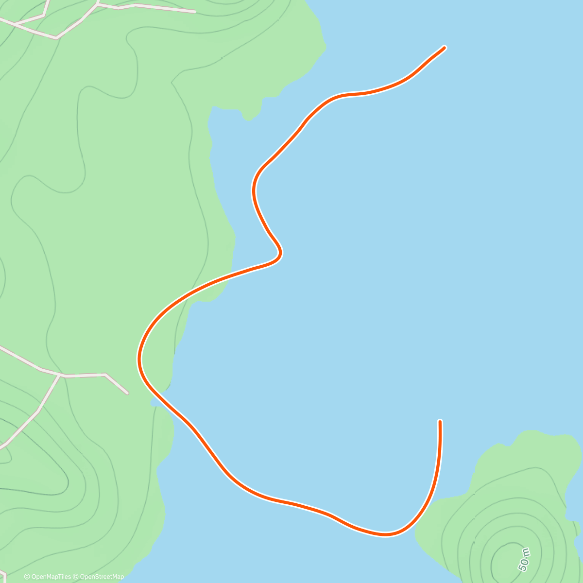 「Zwift - The Classic in Watopia」活動的地圖
