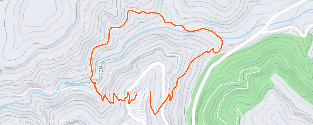 Map of the activity, Excursión de tarde