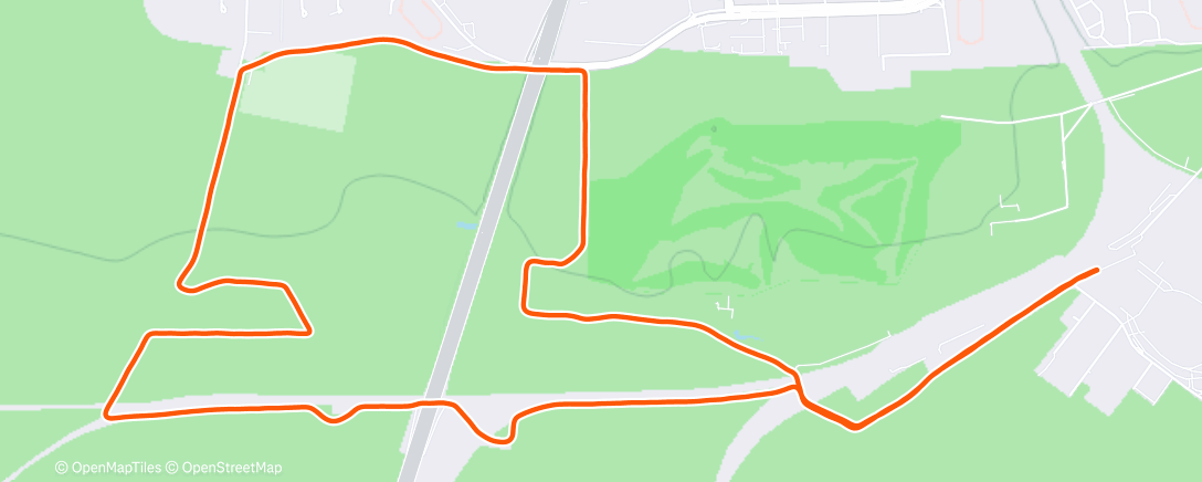 Map of the activity, Silvesterlauf Frankfurt 2025