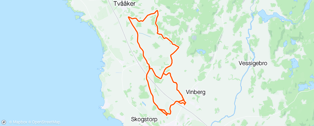 Map of the activity, TTT med Bure norra