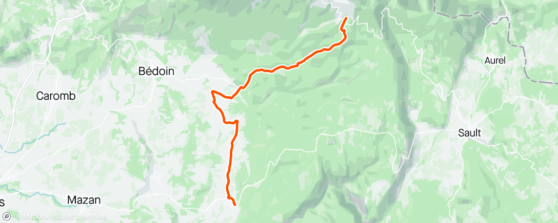 Mapa de la actividad, Avondrit