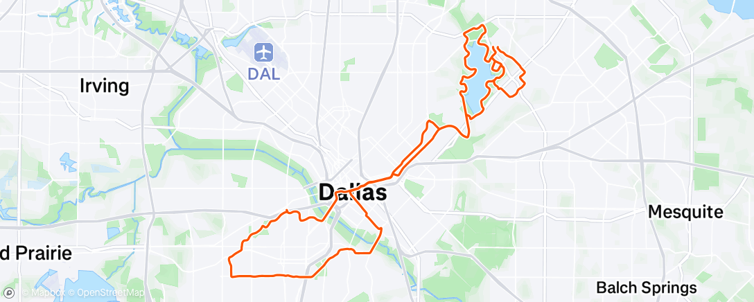 Mapa de la actividad (Pancake Ride)