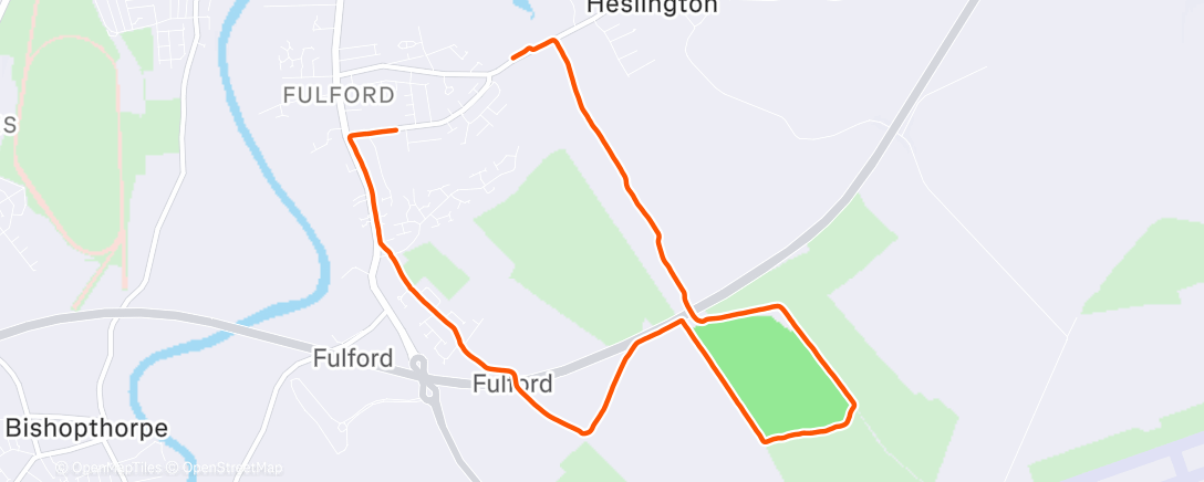 Map of the activity, Lunch Walk