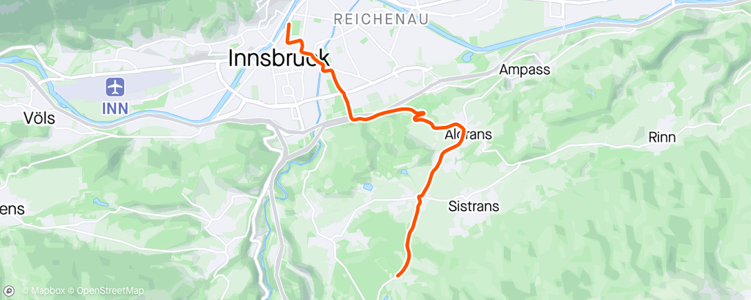 Map of the activity, Zwift - Foundation in Innsbruck