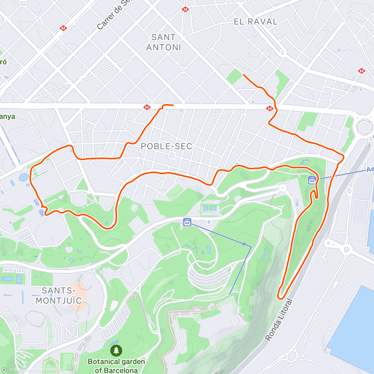 Map of the activity, ROB : Nice one