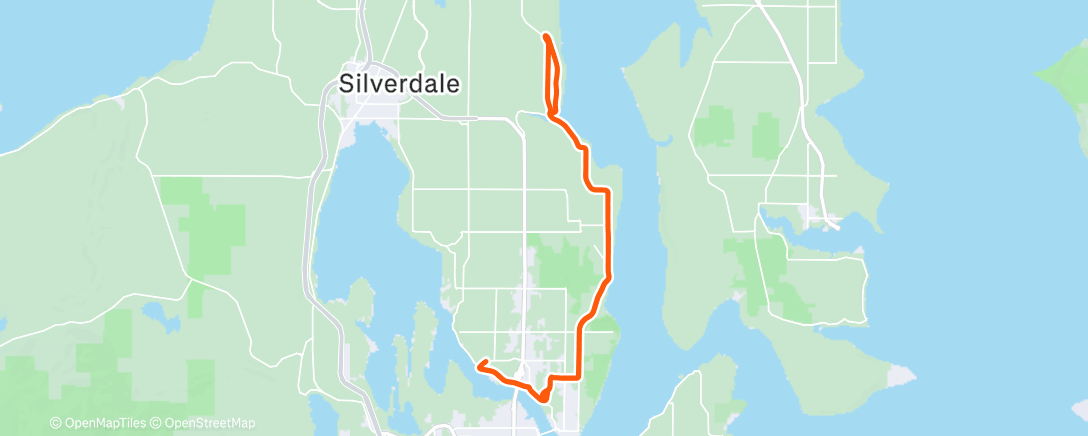 Map of the activity, Morning Ride